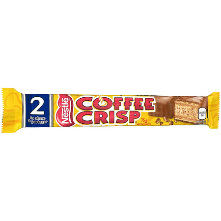 Nestle Coffee Crisp King Size, 24pk, 2 Bars in Each Pack, 75g/ Pack, {Imported from Canada}