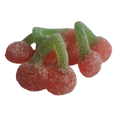 Sour Fizzy Cherry Gummies