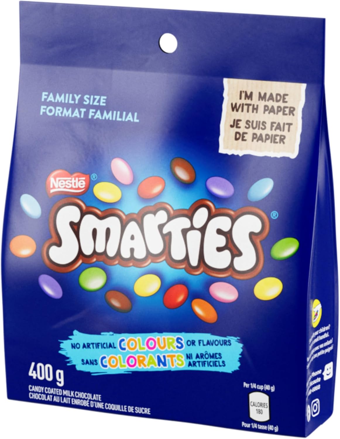 Nestle Smarties  Pop'N Pour Sharing Bag, 400g/14.1 oz