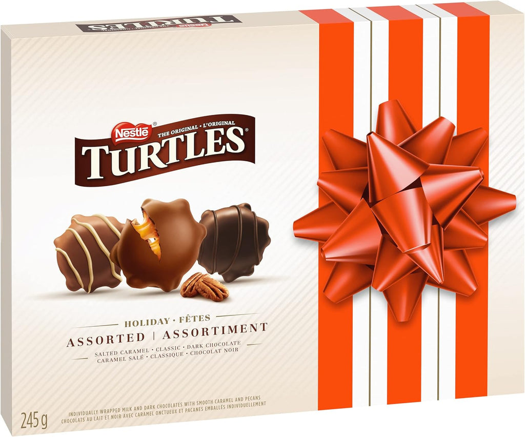 Front of Nestle The Original Turtles Assortment, 245g/8.6 oz., Box