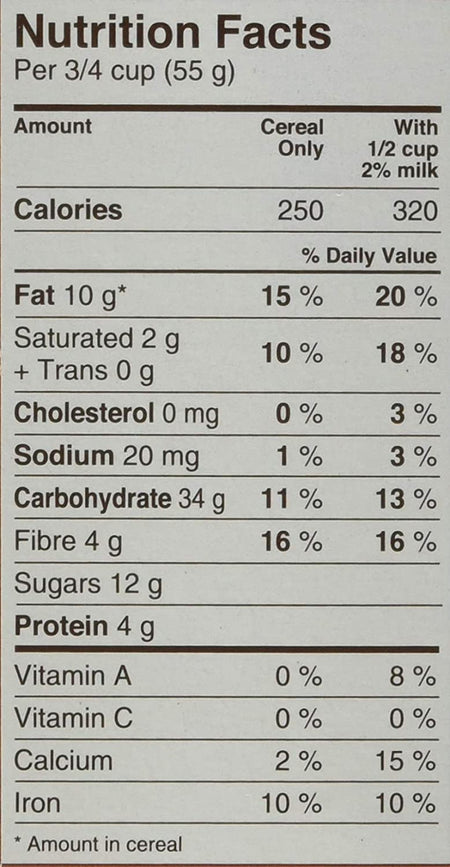 Jordans Morning Crisp Cereal, Marvellous Maple Pecan, 500g/17.5 oz. Box(Imported from Canada)