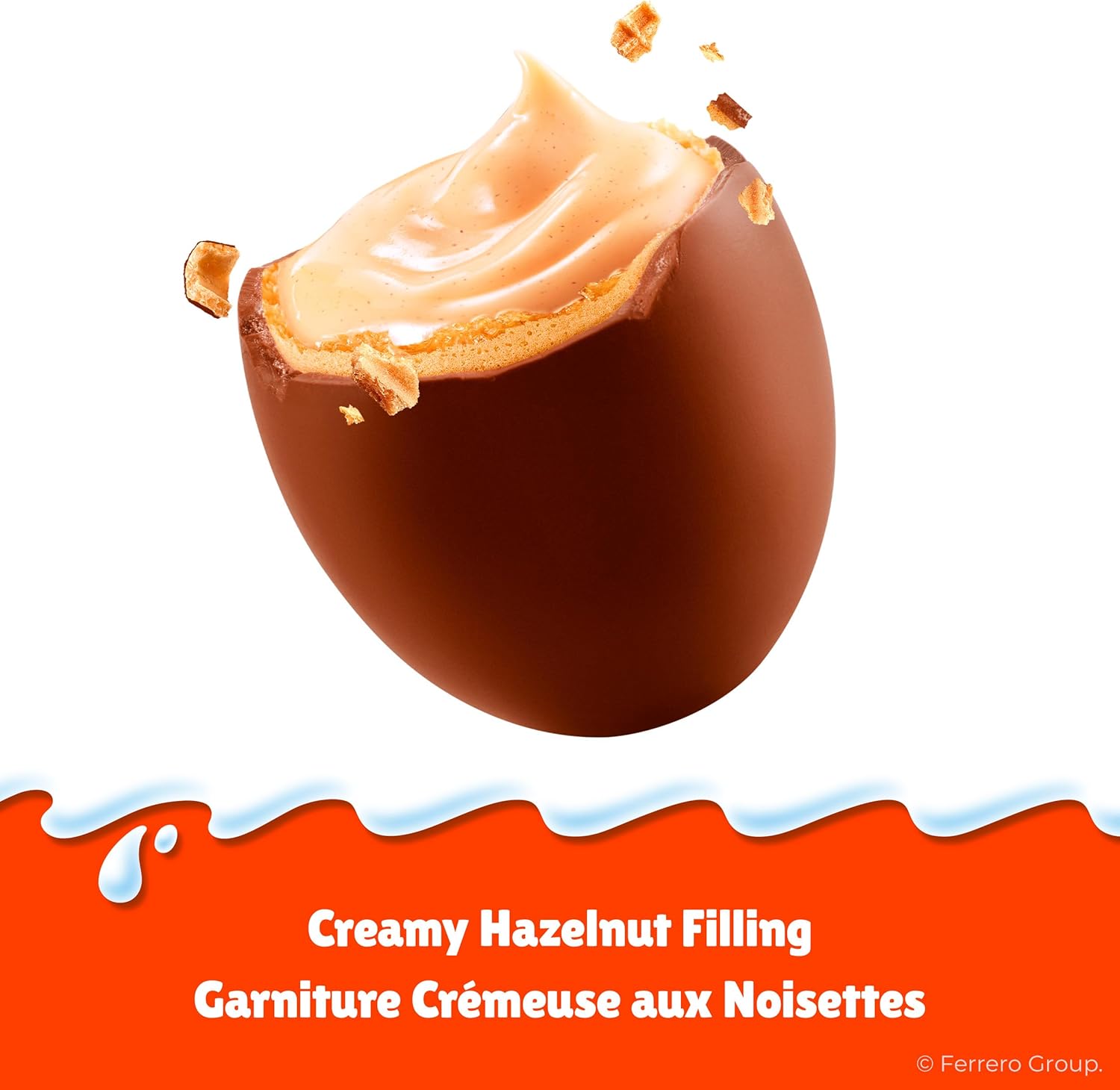 Kinder Bueno Crispy Chocolate Hazelnut Eggs, 140g/5 oz. - Creamy Hazelnut Filling