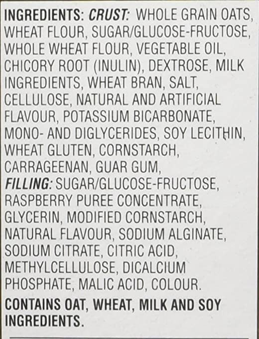 Kellogg's Nutri Grain Cereal Bars Raspberry, 8 Bars, 295g/10.4 oz., {Imported from Canada}