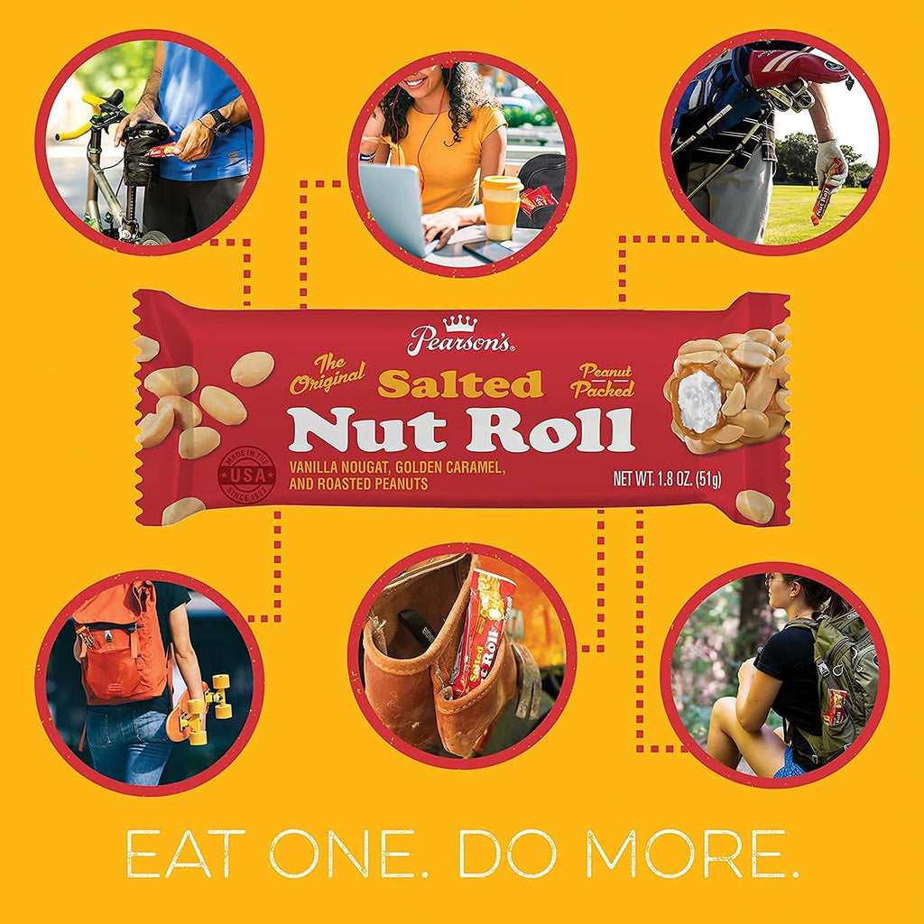 Pearson's The Original Salted Nut Roll, Bite Size, 312g/11 oz