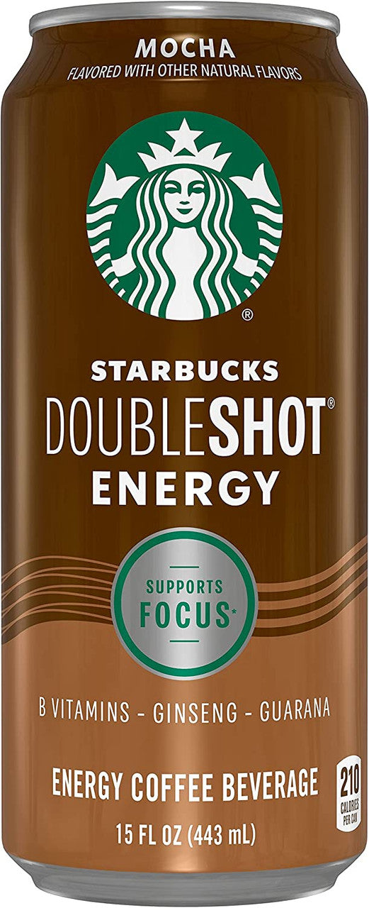 Starbucks Doubleshot Mocha Coffee Drink, 444mL/15.5 fl. oz. Bottle {Imported from Canada}