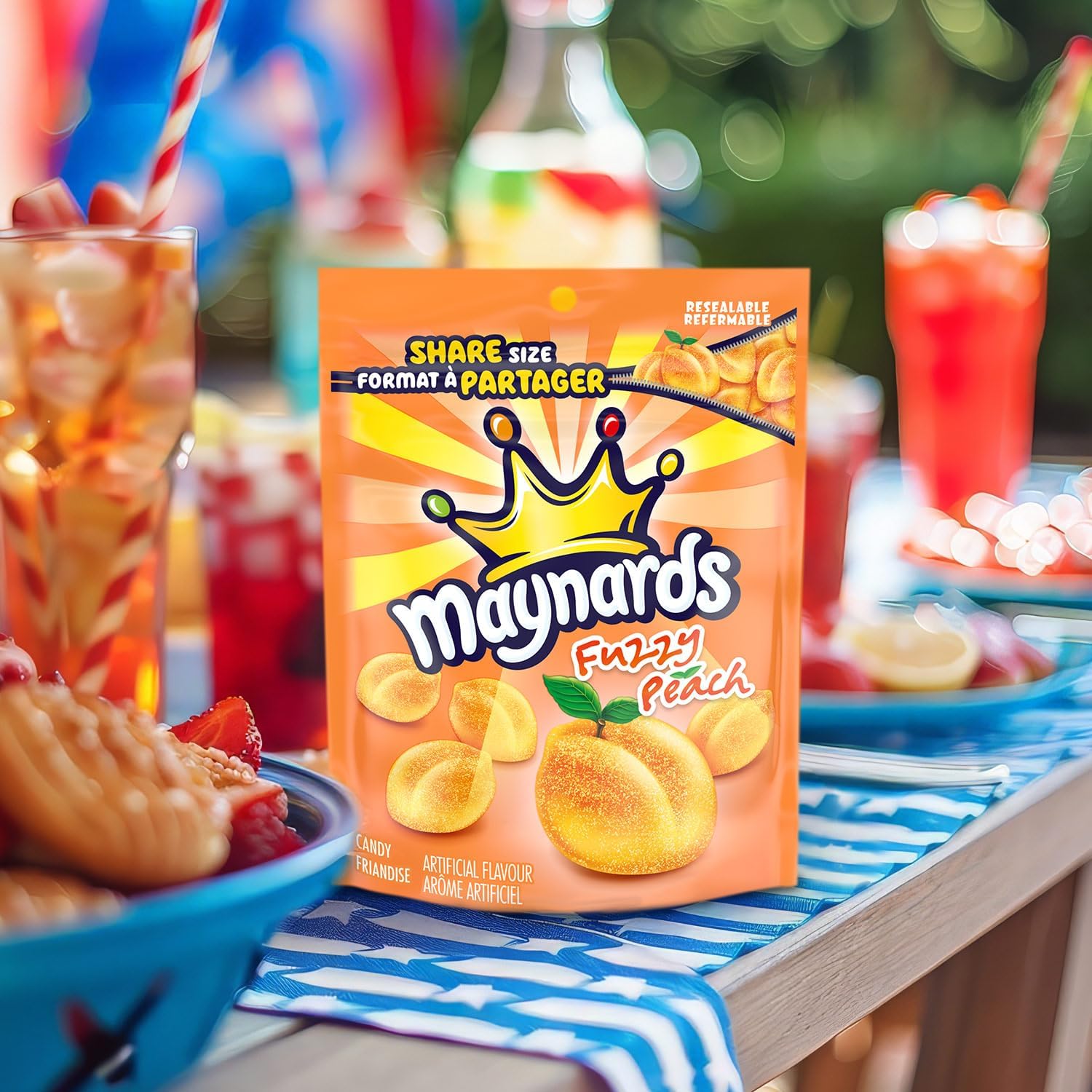 Maynards Fuzzy Peach Candy, 308g/10.8 oz