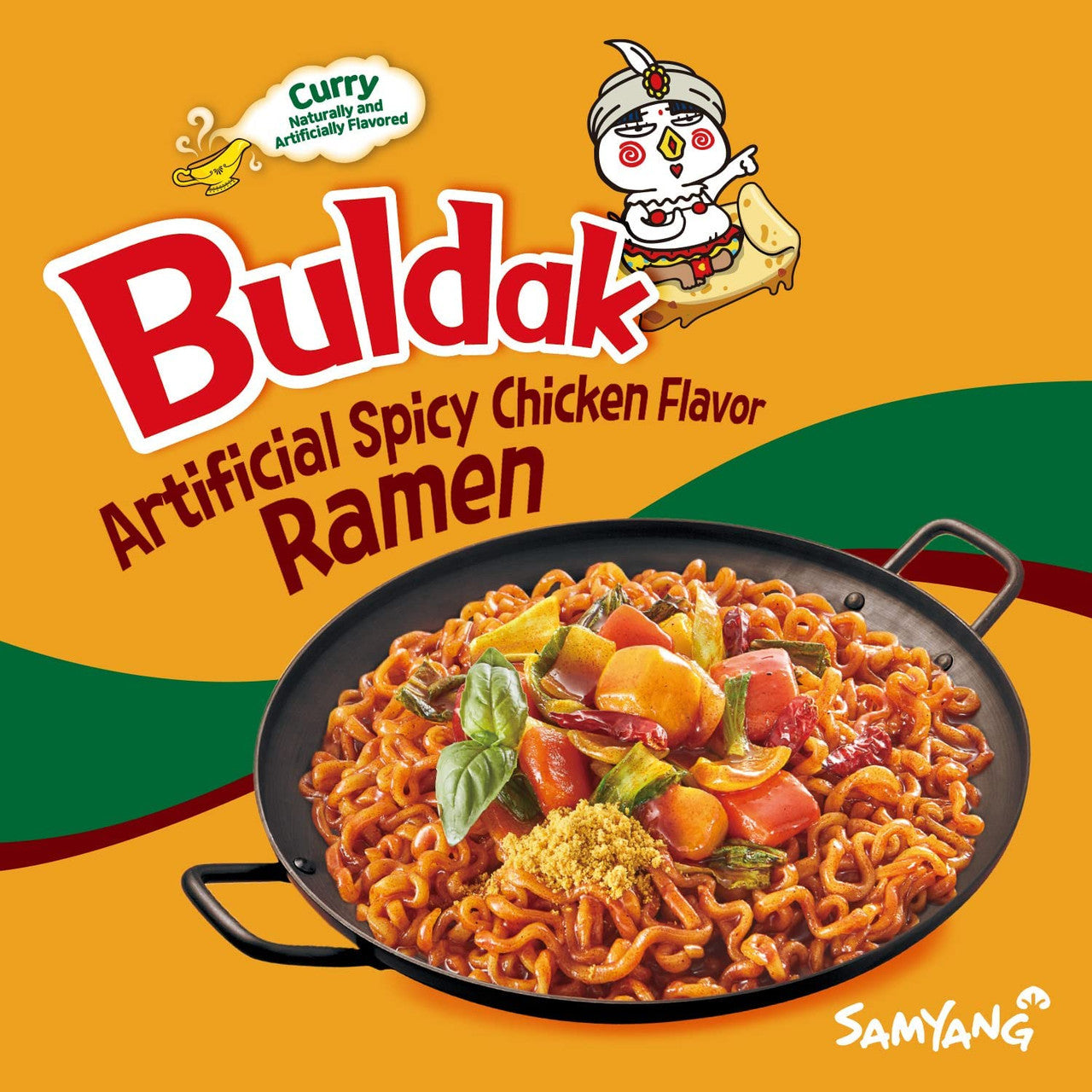 Samyang 2X Buldak (Korean) Hot Spicy Chicken Stir Fried Ramen 4.94 oz (Pack  of 5) : Grocery & Gourmet Food 