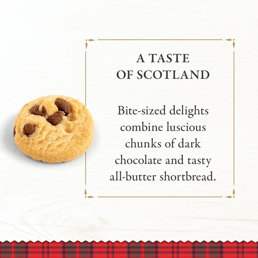 Walker's All-Butter Mini Chocolate Chip Shortbread, 125g/4.4 oz. Bag - A Taste Of Scotland