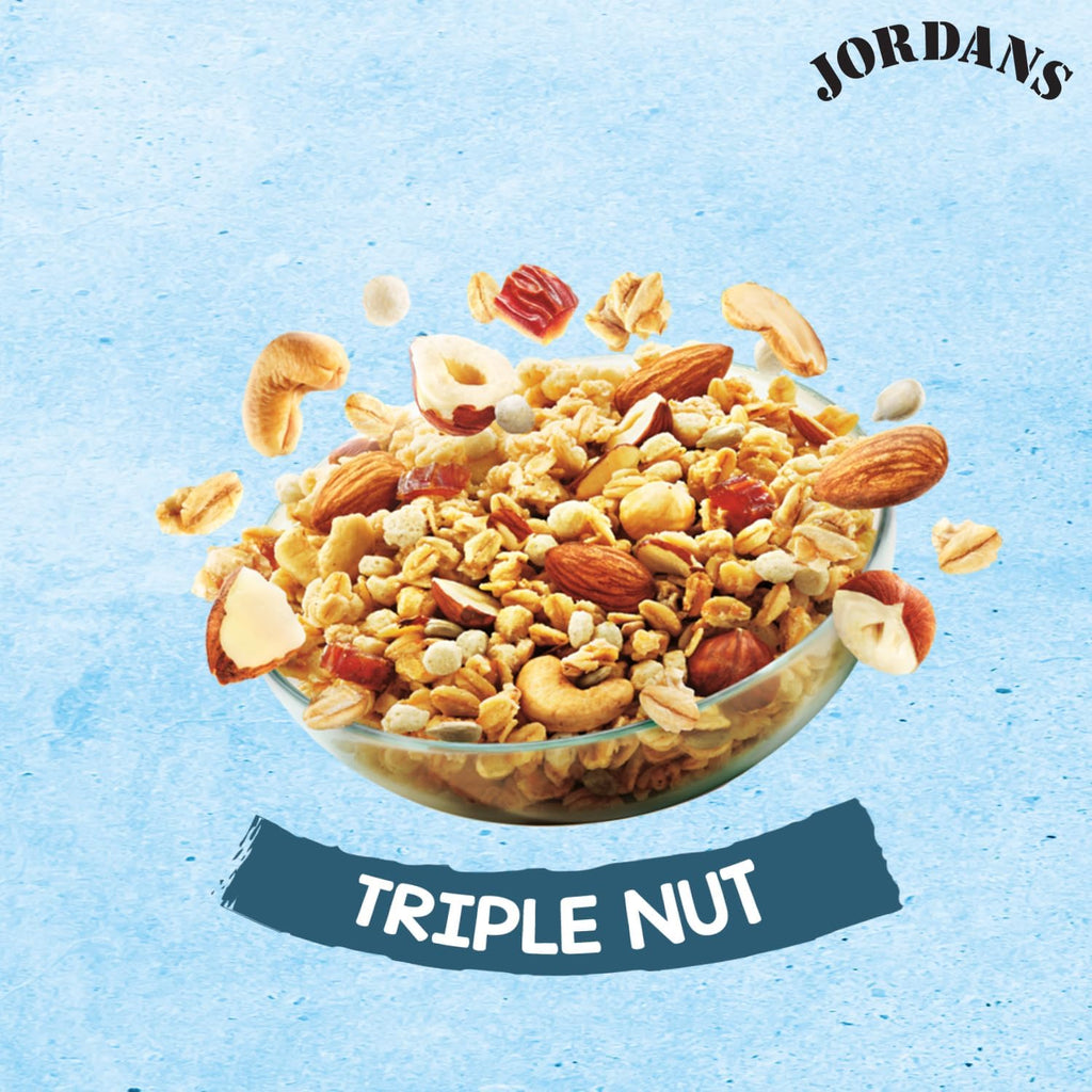 Jordans No Added Sugar Granola, Triple Nut, 325g/11 oz. Box