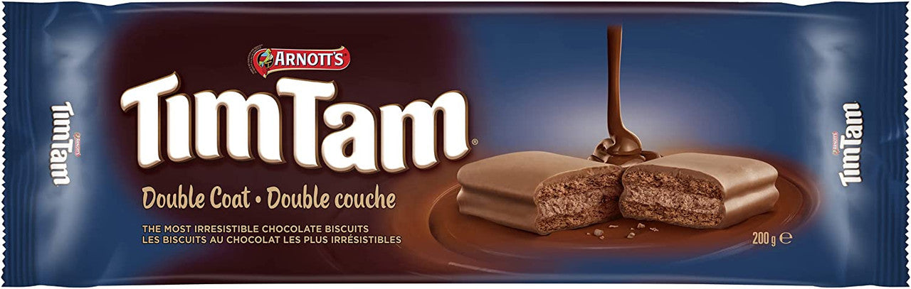 Arnott's Tim Tam Double Coat Chocolate Biscuits, 200g/7.1 oz., {Imported from Canada}