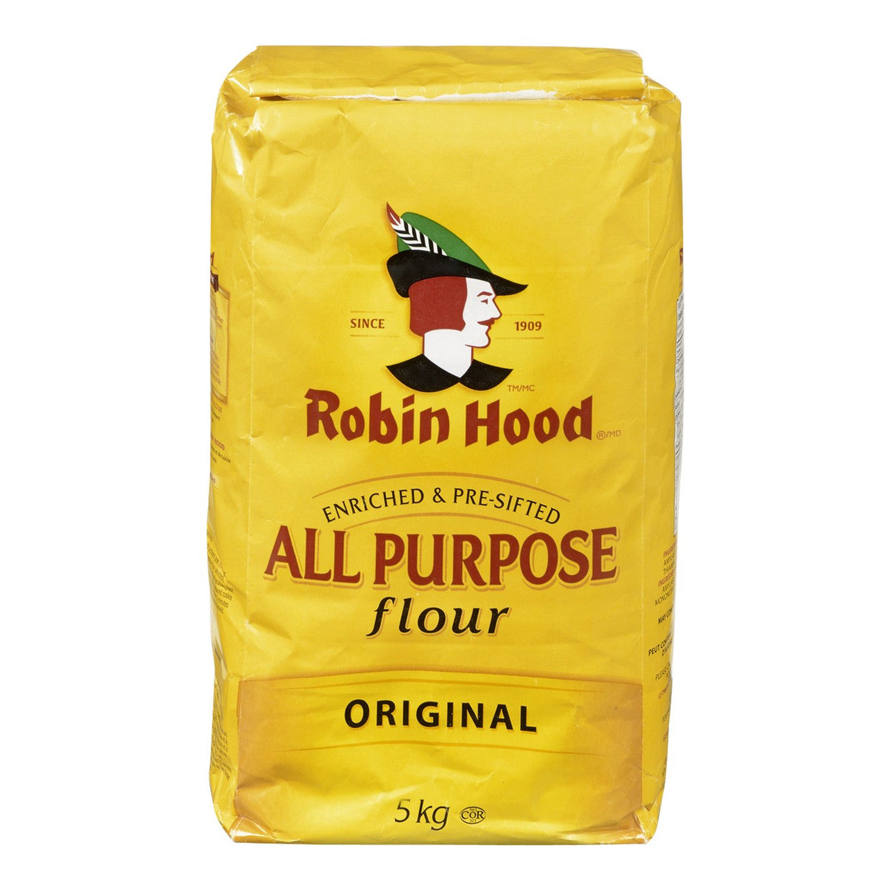 Robin Hood All Purpose Original Flour 5kg bag {Imported from Canada}
