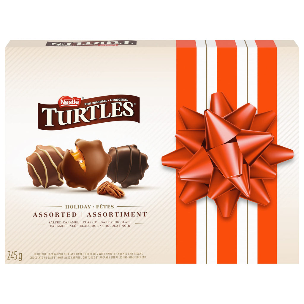 Front of Nestle The Original Turtles Assortment, 245g/8.6 oz., Box