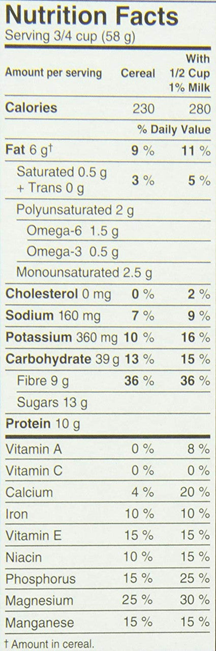 Kashi, Honey Almond Flax Cereal, Non-GMO, 400g/14.1oz., {Imported from Canada}