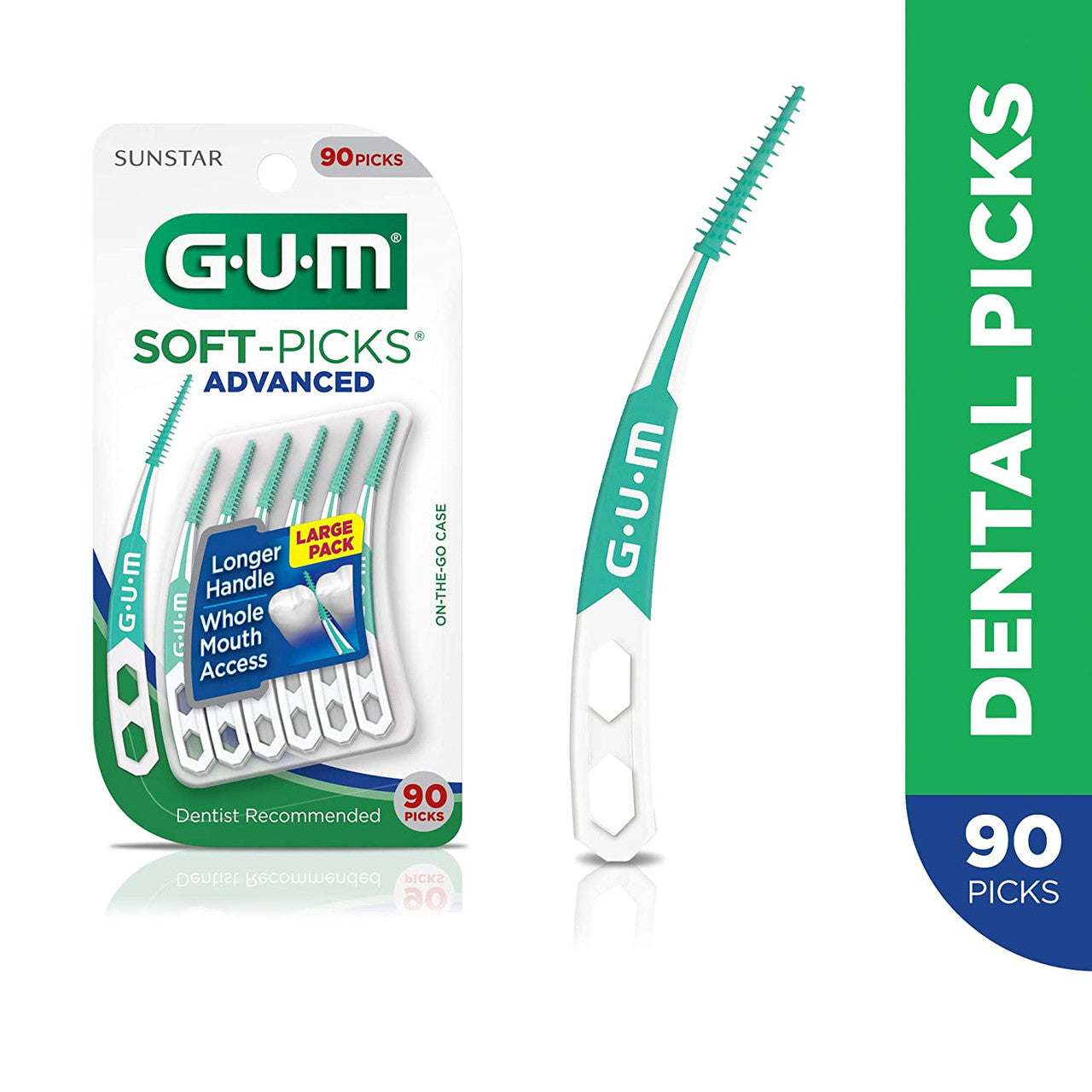 Gum Soft-Picks Advanced Dental Picks (Pack of 90) {Imported from Canada}