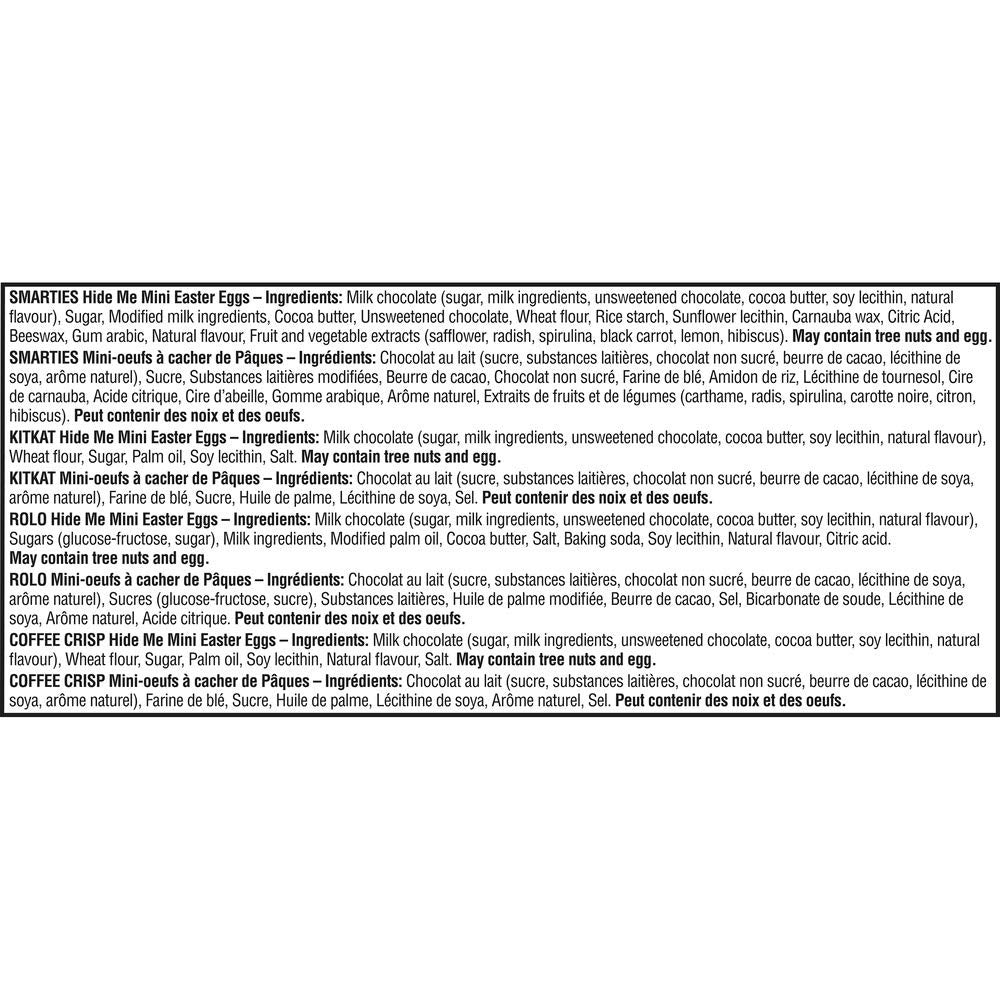 Nestle Assorted Hide Me Easter Eggs 300g/10.6 oz., {Imported from Canada}