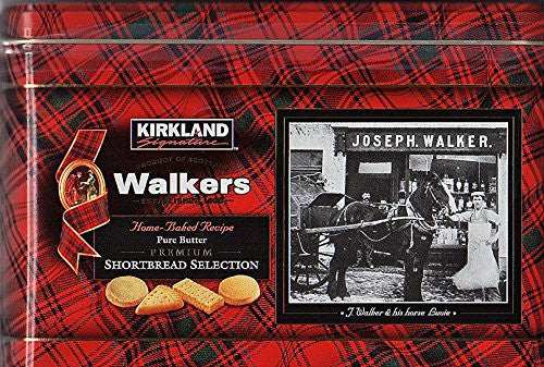 Kirkland Signature Walkers Premium Shortbread Gift Tin, 4.6 Pound