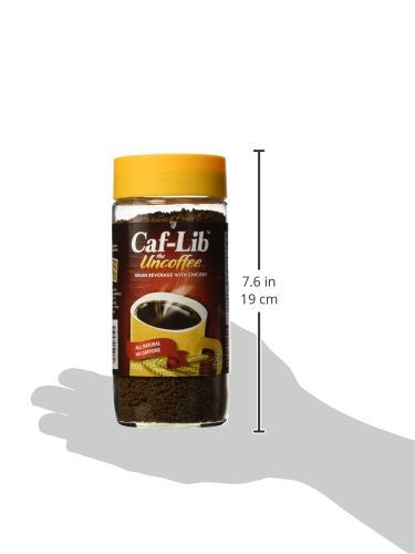 Caf-Lib Original Blend Coffee Alternative with Barley and Chicory 150g/5.3 oz. {Imported from Canada}