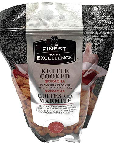 Our Finest Kettle Cooked Sriracha Flavoured Peanuts (450g/15.9 Bag) {Imported from Canada}
