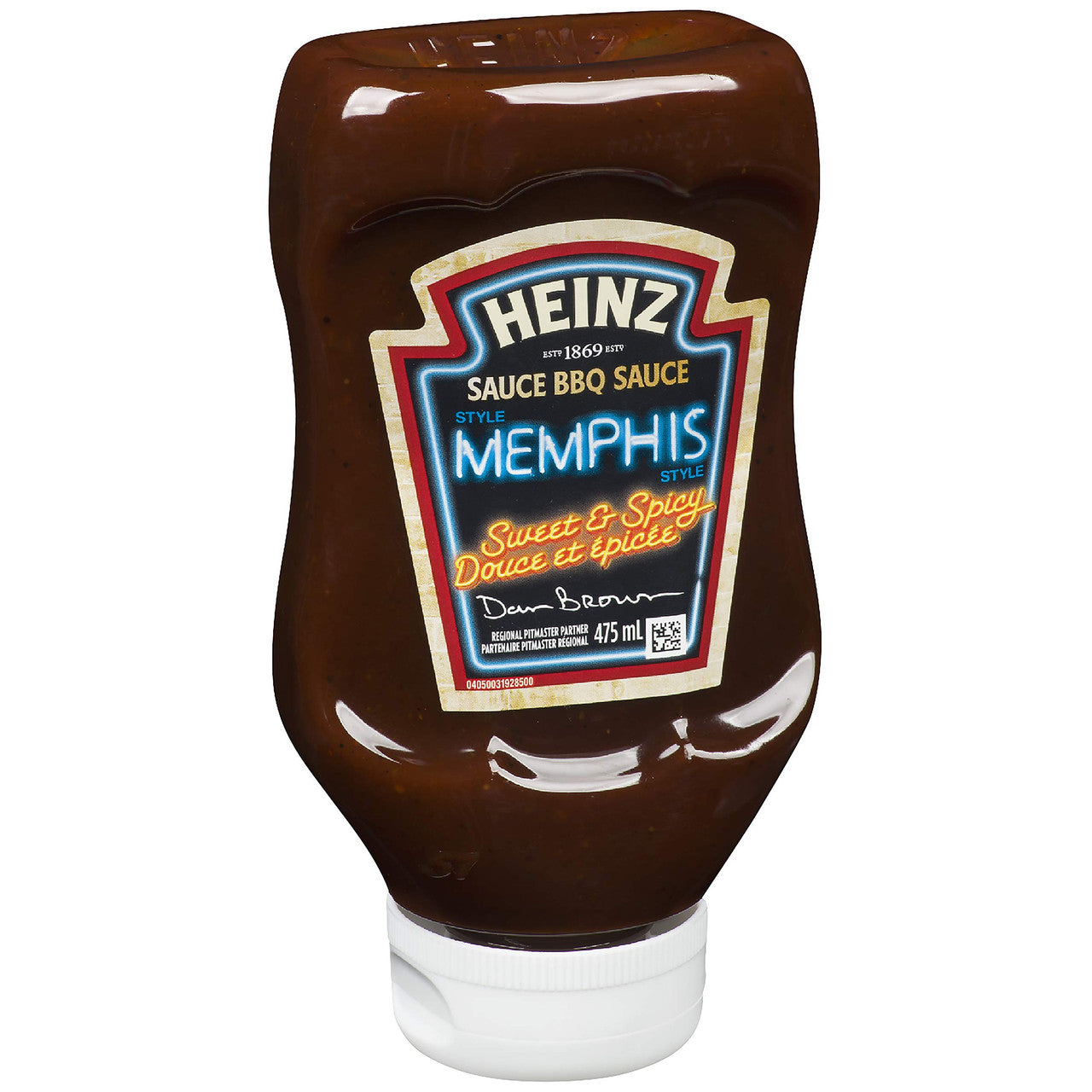 HEINZ BBQ Sauce, Sweet & Spicy Memphis, 475ml/16.1 fl.oz., 6pk, {Canadian}
