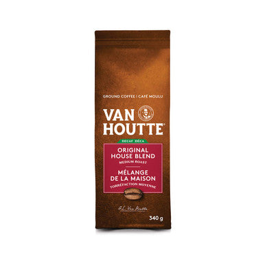 Van Houtte Decaf Original House Blend Medium Ground, 340g/12oz., {Imported from Canada}