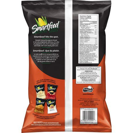 Frito Lay Smartfood Jalapeno & Cheddar Ready to Eat Popcorn, 180g/6.3oz. (Imported from Canada)