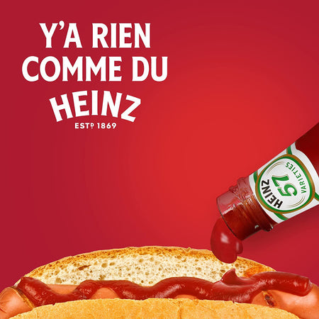 Heinz Tomato Ketchup, 1.25L/42.3 fl. oz., Fridge Fit Bottle - 2 Pack (Pack of 6) {Imported from Canada}