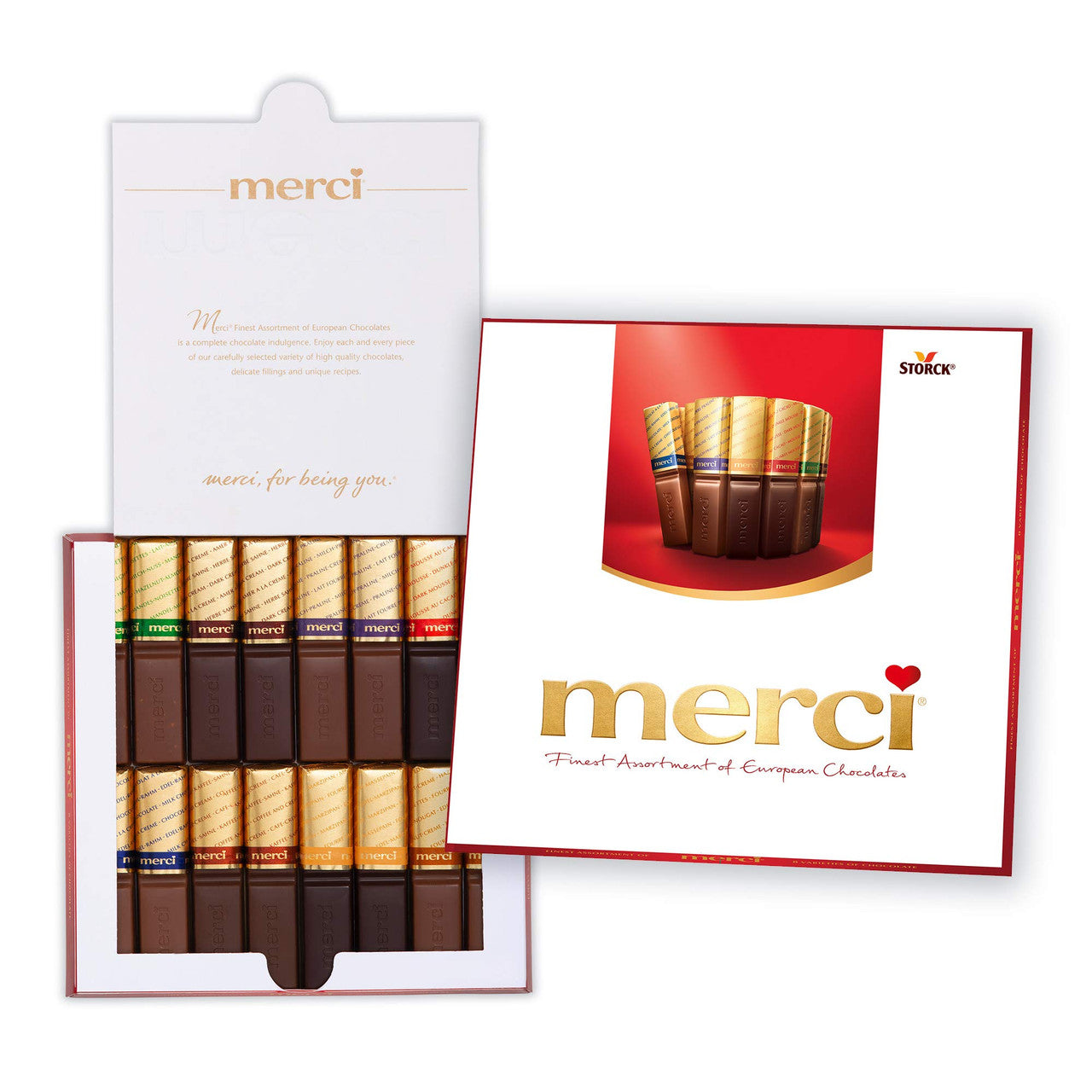 Merci European Chocolates, 7 Ounce Box,  {Imported from Canada}