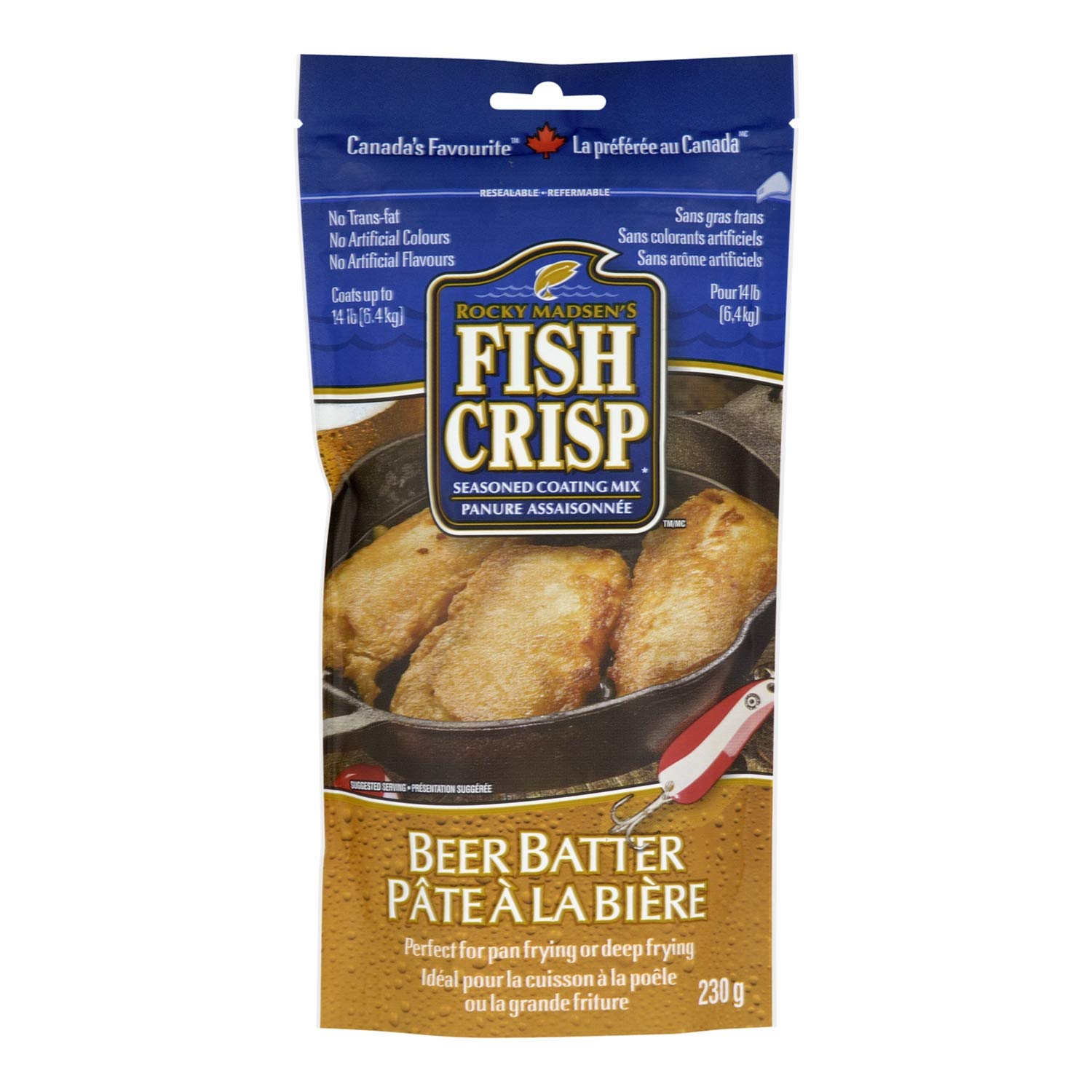 Rocky Madsen's Fish Crisp, Beer Batter, 230g/8oz {Imported from Canada}