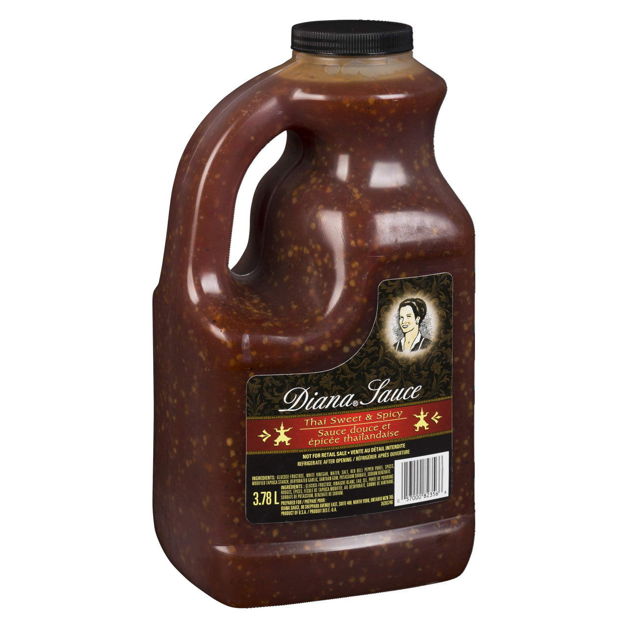 Diana Sweet & Spicy Thai Sauce Jug, 3.78 L/1 Gallon, Jug {Imported from Canada}