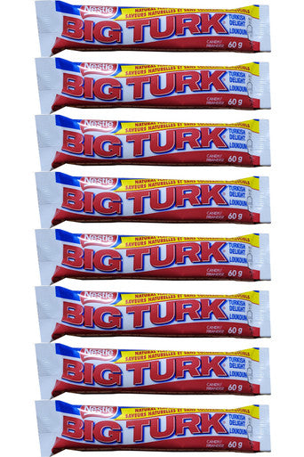 Nestle Big Turk, Chocolate Bar, 8pk, (60g/2.1 oz per bar), {Imported from Canada}