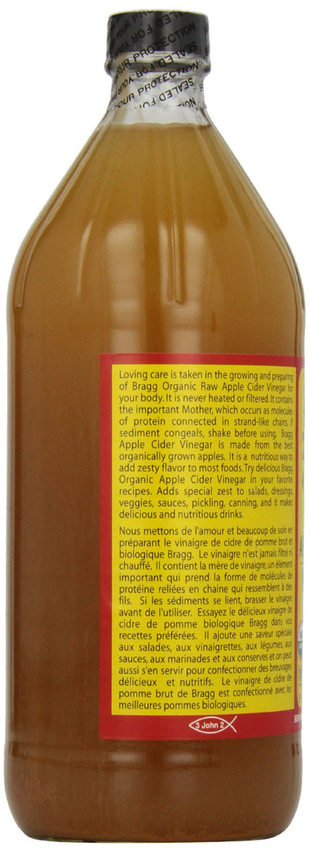 Bragg Live Food Organic Apple Cider Vinegar 946ml/32fl oz {Canadian}