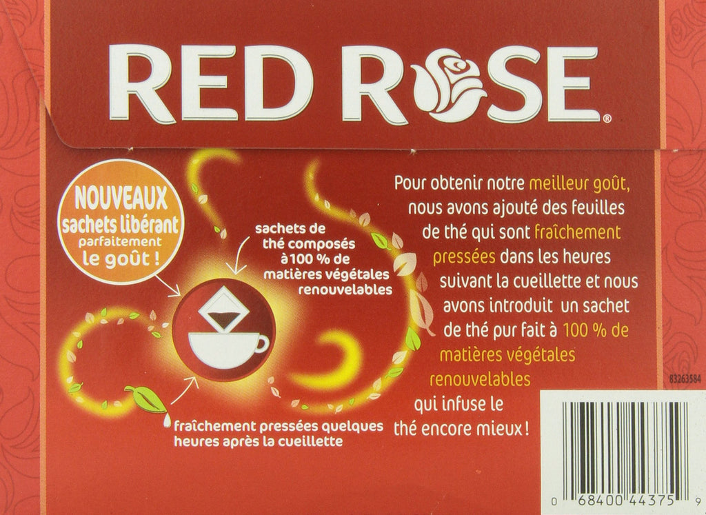 Red Rose Orange Pekoe Tea 418g/144 Tea Bags, Per Box, 4ct, {Imported from Canada}