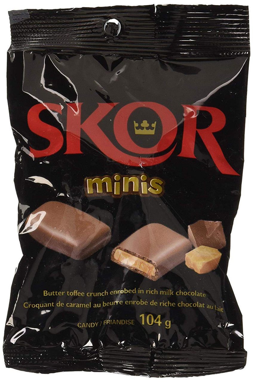 Skor Minis Bars Peg Bag 104g/3.66oz (Imported from Canada)