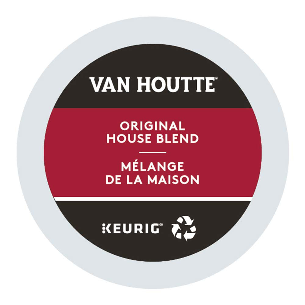 Van Houtte Original House Blend, Medium Roast,  30 K-Cups {Imported from Canada}