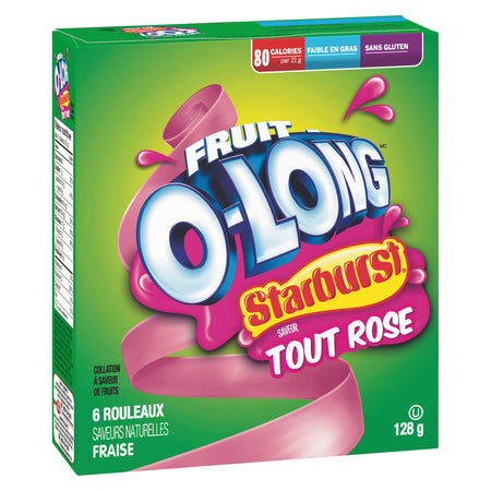 Betty Crocker, Gluten Free, Fruit by The Foot, Starburst All Pink, 6 Count, 128g/4.5oz,(Box) (Imported from Canada)
