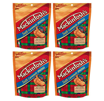 Mackintosh's Soft Caramel, 215g/7.6oz.,(4 Pack) {Imported from Canada}