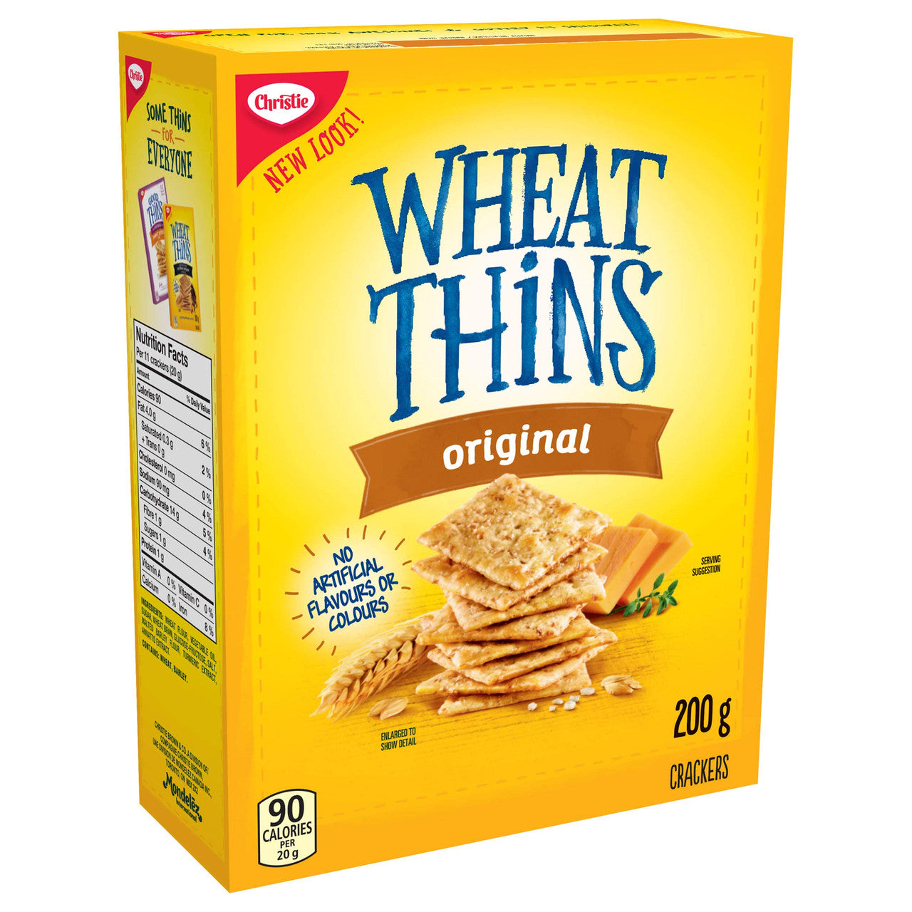 Chirstie Wheat Thins Crackers, Original, 200g/7.1oz., {Imported from Canada}