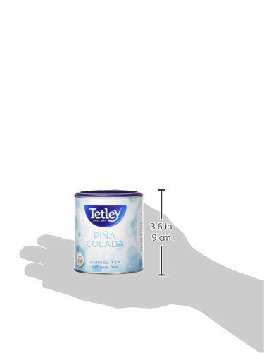 Tetley Pina Colada Herbal Tea Caffeine Free 20 Tea Bags{Imported from Canada}