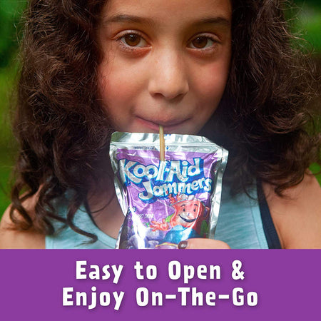 Kool-Aid Grape Jammers, 10 Pouches (10x 180ml/6.1 fl.oz) {Imported from Canada}