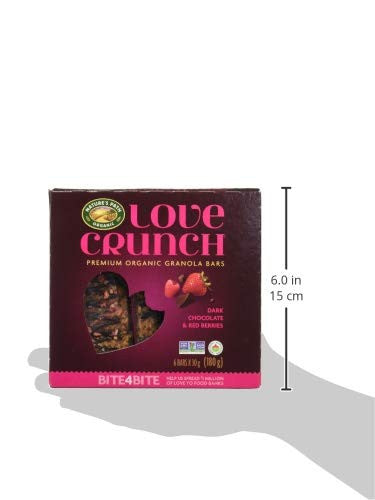 Nature's Path Organic Granola Bar - Love Crunch Red Berries and Dark Chocolate, 180g/6.3oz., {Imported from Canada}