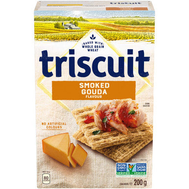 Christie Triscuit Smoked Gouda Crackers, 200g/7.1 oz., (Imported from Canada)