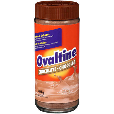 Ovaltine Chocolate Malt Drink Mix, 400g/14.1 oz., {Imported from Canada}