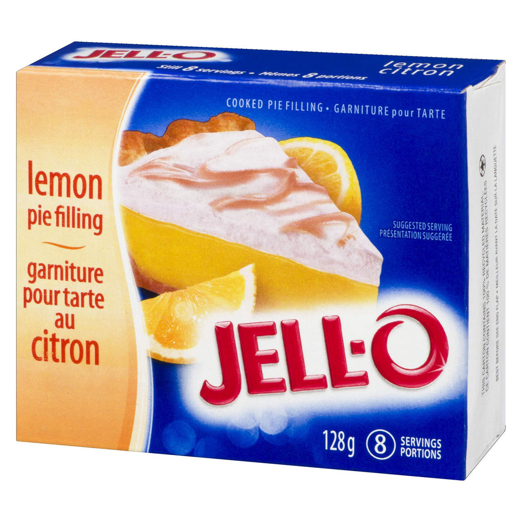 Jell-O Cooked Pudding & Pie Filling, Lemon, 128g (Pack of 24)