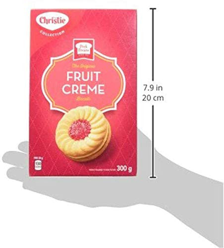 Christie Peek Frean Fruit Creme, 300g/10.6 oz. (Pack of 3) {Imported from Canada}