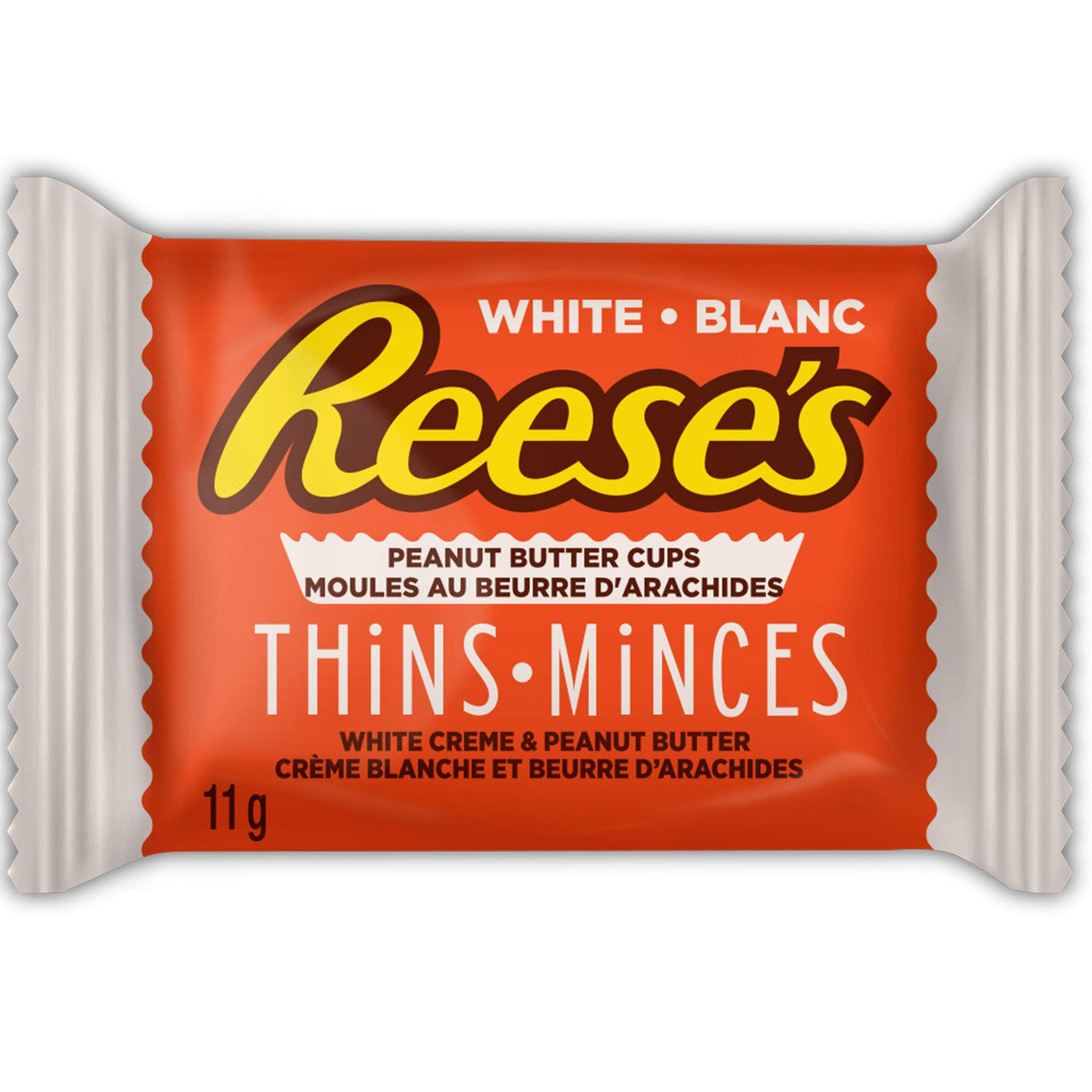 Reese's Thins Peanut Butter Cups White Creme , 165g/5.8 oz., {Imported from Canada}