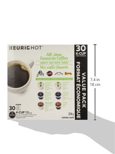 Keurig Favorite Coffees Variety Box K-Cups for Keurig brewers 30ct {Canadian}
