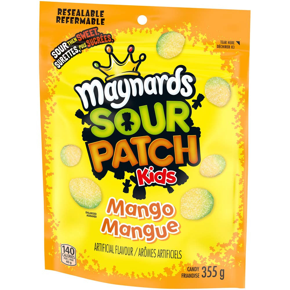 Maynards Sour Patch Kids Mango Candy, 355g/12.5 oz {Imported from Canada}