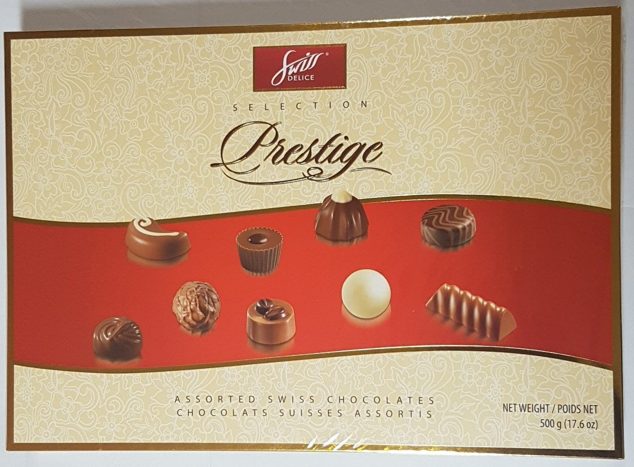 Swiss Delice Prestige Swiss Chocolates, 500g, 17.6oz {Imported from Canada}