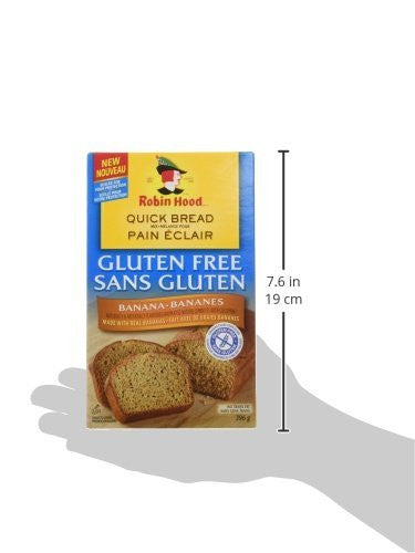 Robin Hood Gluten Free Banana Quick Bread Mix 396g 13.96 Oz {Imported from Canada}