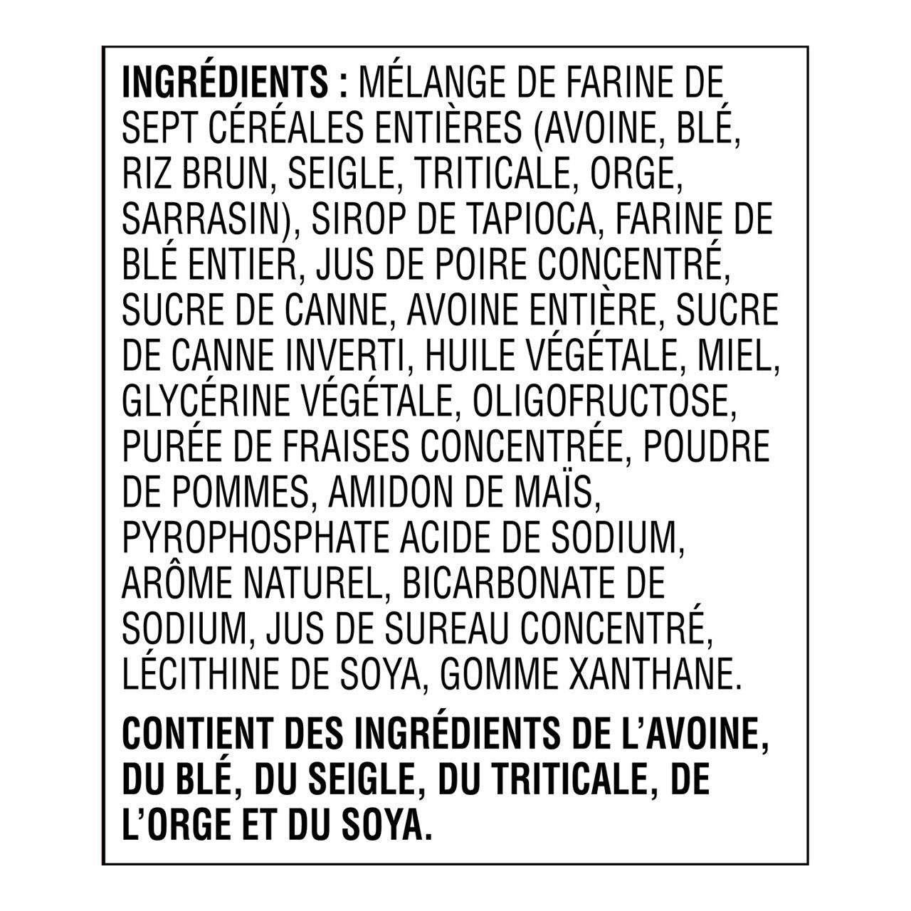 Kashi Strawberry 7 Grain Soft Baked Cereal Bars, 5x35g, 175g/6.2 oz., {Imported from Canada}